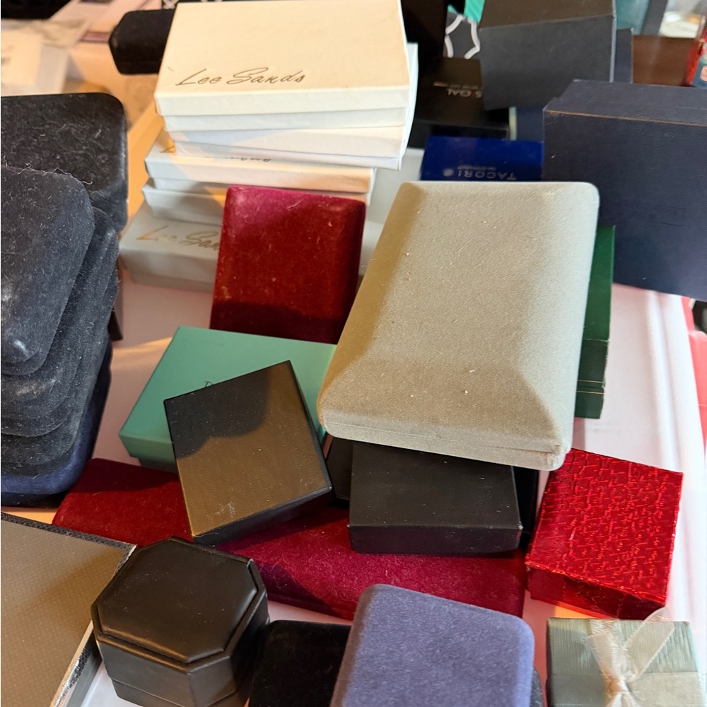 35+ Assorted Jewelry Boxes - Mixed Colors